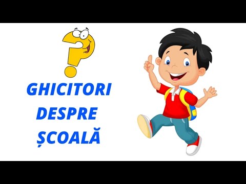 Video: Care Sunt Ghicitorile Despre școală