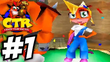 START YOUR ENGINES! | Crash Team Racing [PS1] Coco 100% W/ Commentary #1
