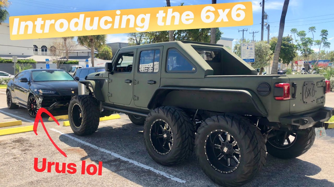 ⁣How to Embarrass a Lamborghini Urus...Build a 6x6 Jeep