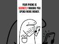 Your Phone Is SECRETLY🤫 Making You Spend More Money💸 #shorts #finance #money