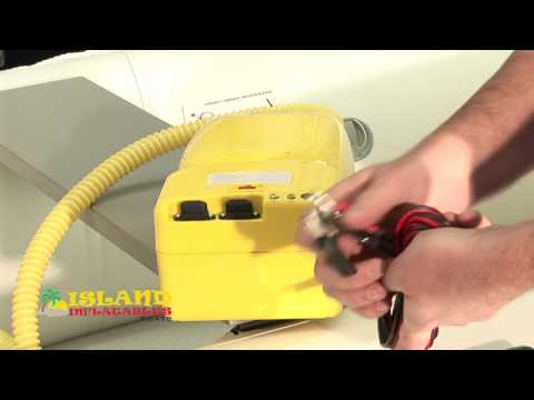 Island Inflator 12 Volt Automatic Inflatable Boat Pump