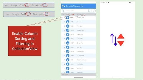 Enable Col Sorting & Filtering in CollectionView Net MAUI App