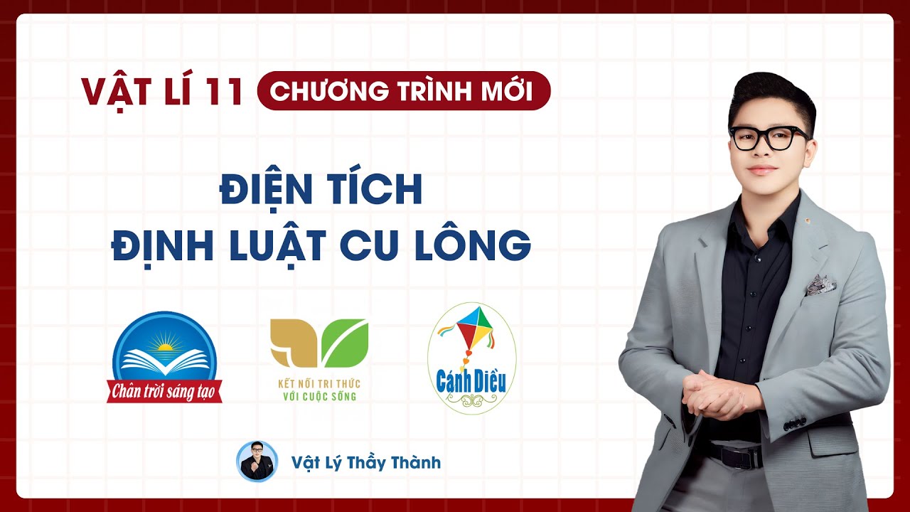Lực tương tác giữa hai điện tích. Lực Cu lông - Vật Lý 11 (SGK mới) || Thầy Thành