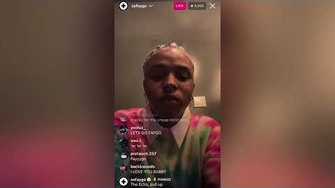 Sofaygo chillin on ig live🔥 (6/26/23)