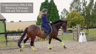 Winning @ Dressage - Milly &amp; Ella