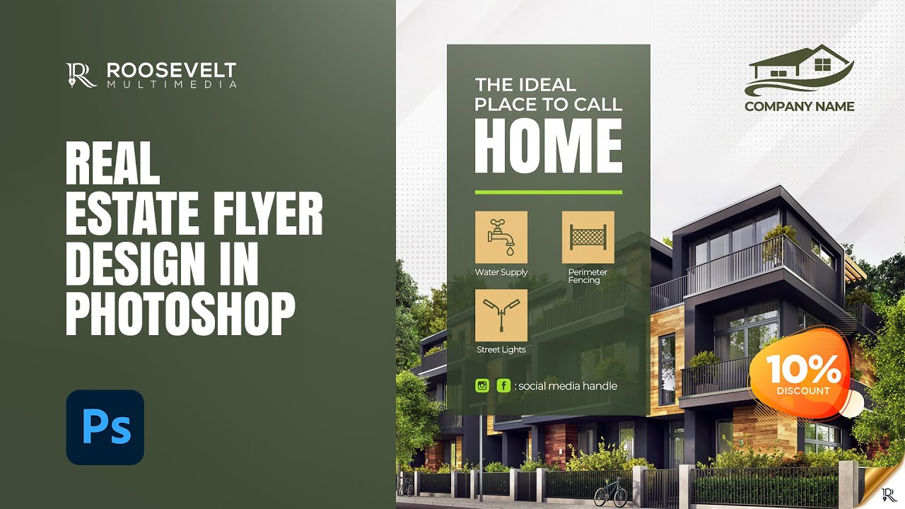 Real Estate Flyer Design in YouTube