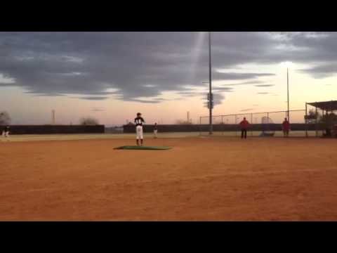 Mason pitching Mason pitching