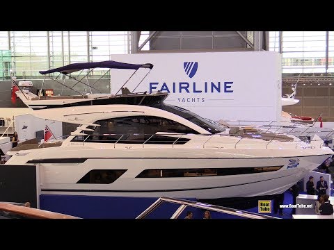 2018 Fairline Squadron 53 Yacht - Walkaround - 2018 Boot Dusseldorf Boat Show