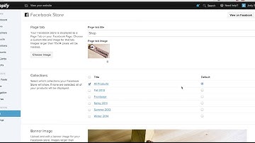 Add your Shopify store to Facebook