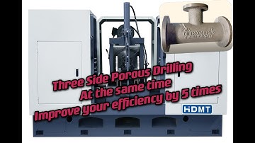 Special Valve Machining Machine - Three Side Drilling with Multiple spinlde - Drilling Machine