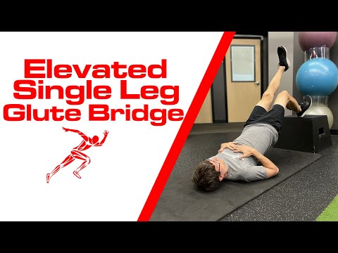 Foot Elevated Single-Leg Glute Bridge video thumbnail