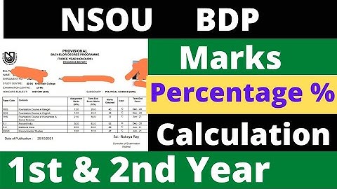 BDP 1st & 2nd Year Mark