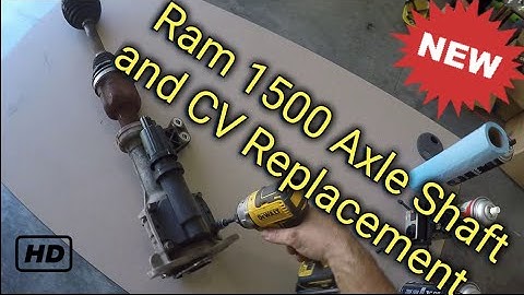Ram 1500 Axle Shaft and CV Replacement