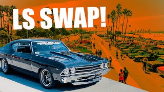 Classic American Muscle Cars Take Over the Beach! by Four Speed Films 11,318 views 1 year ago 6 minutes, 33 seconds