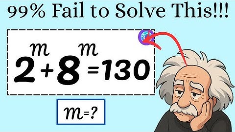 A Nice Algebra Problem || Can you solve this? || Find m=?