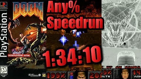 Playstation Doom Any% Speed Run in 1:34:10