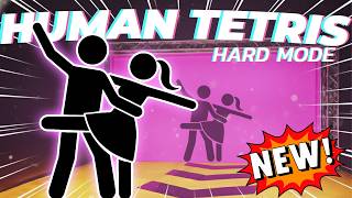 💪 HUMAN TETRIS CO-OP x 2 Player | Immersive Interactive Warm Up | Viral Game | FULL HD