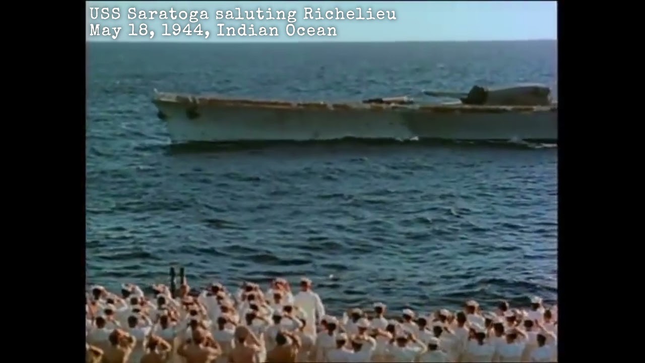 Sexy lines, Ahoy! Richelieu❤️Saratoga, May 1944 #Shorts #History - YouTube