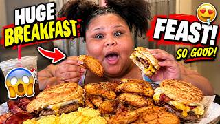 wendy's SAUSAGE Egg and Swiss vs McDonald's Breakfast