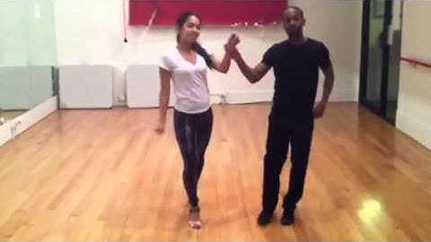Bryon Stroud and Sammantha Arias bachata footwork of the we
