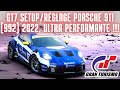 Gran turismo 7 rglagesetup porsche 911 gt3 rs 2022 modifier en mode cup voiture performante 