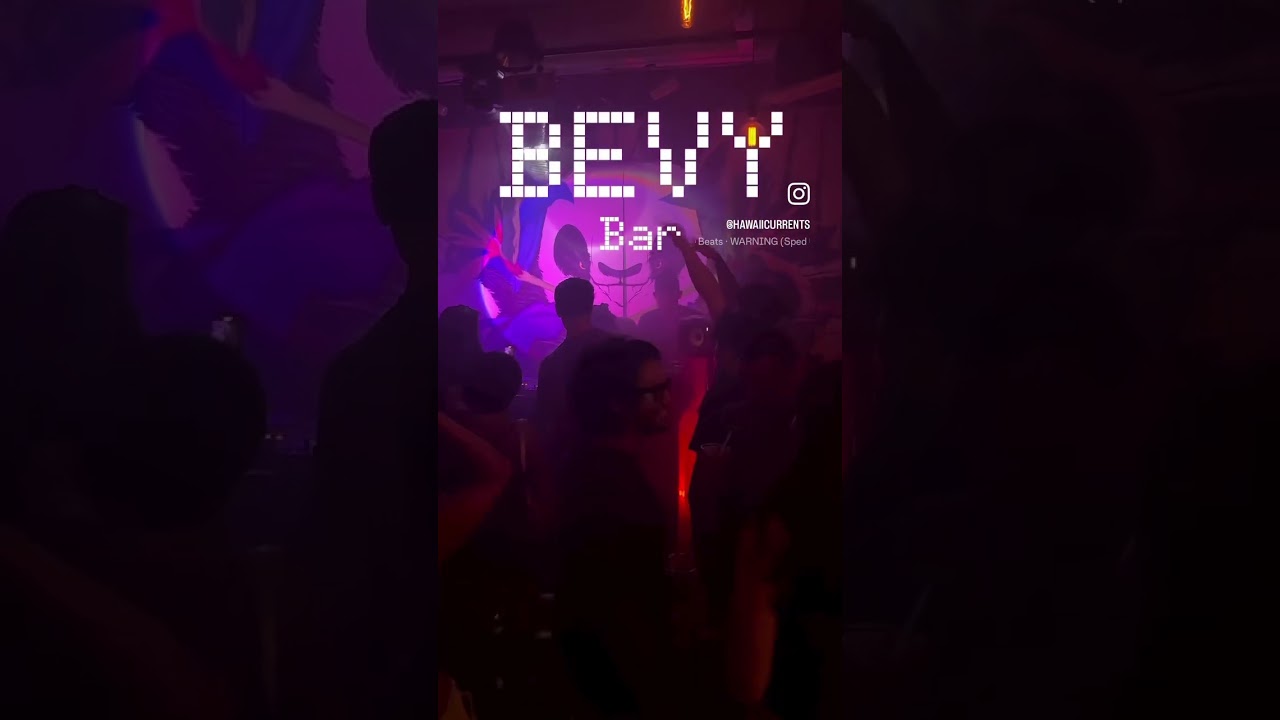 Bevy in Honolulu reminds me of warehouse parties back in Brooklyn 🪩 