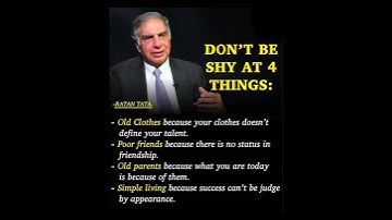 A few lines by Sir Ratan Tata #motivation