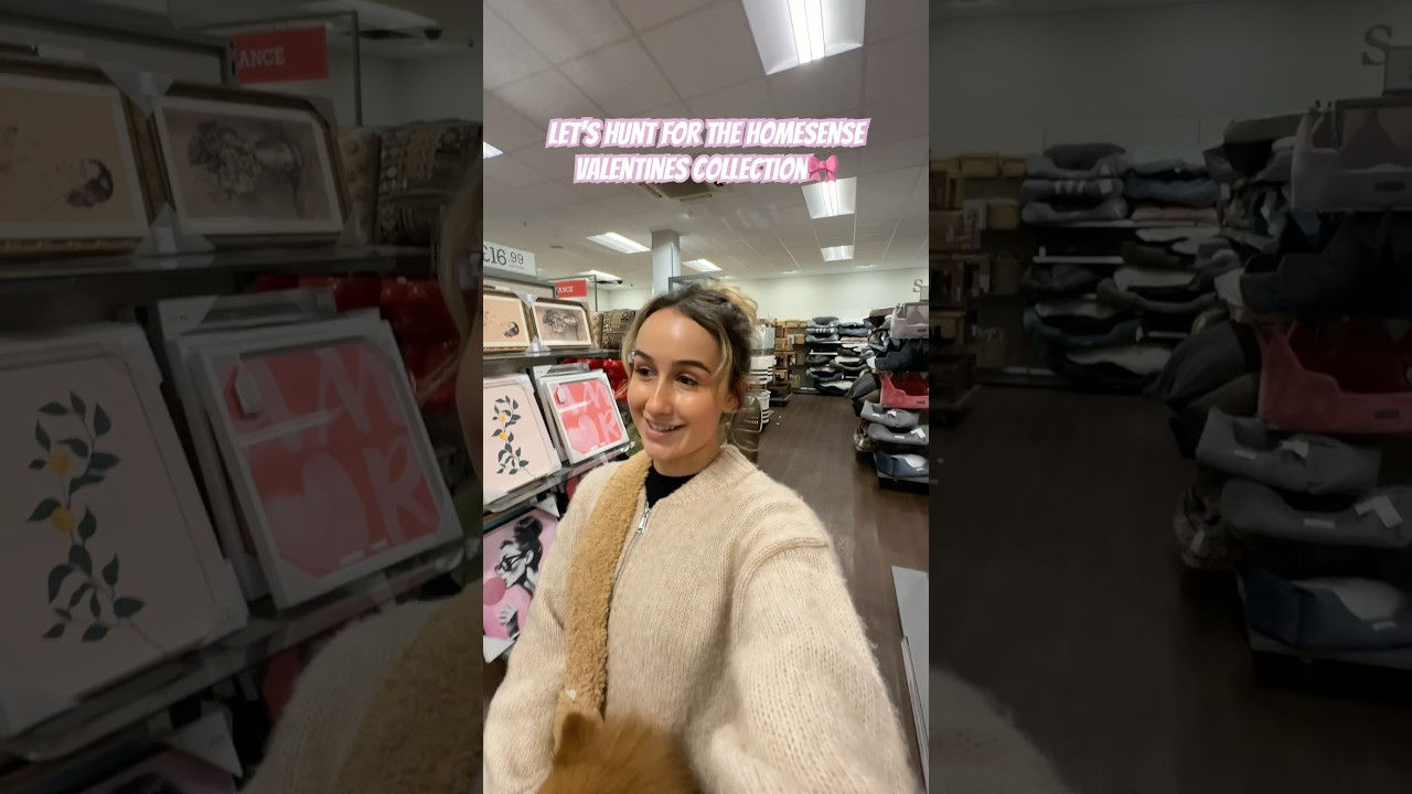 Let’s search for the new Homesense valentines collection💗 