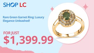 Djoy Premium Ambanja Demantoid Garnet Evergreen Flame Ring 1.50 Ctw