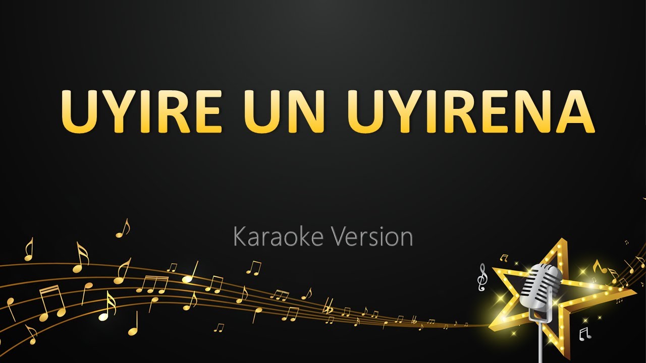 Uyire Un Uyirena   Nivas K Prasanna Karaoke Version