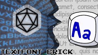Find The Bricks - How To Get Textfont Brick