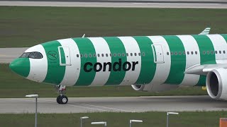 Condor A330neo D-ANRI Takeoff from Munich Airport | Planespotting (MUC/EEDM)