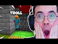 ZEKİ RABİKİ TROLLEDİM ama TUZAKTAN KURTULDU 😎 Minecraft BEDWARS