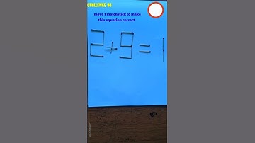 challenge 84#move 1 matchstick to make this equation correct#shorts#matchstick puzzle