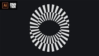 How to Design Optical Mobius Eye in Illustrator | OpArt