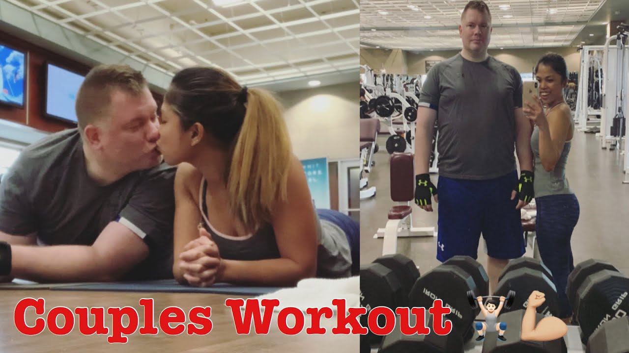COUPLES WORKOUT ROUTINE || COUPLES WHO TRAIN TOGETHER STAYS TOGETHER ...