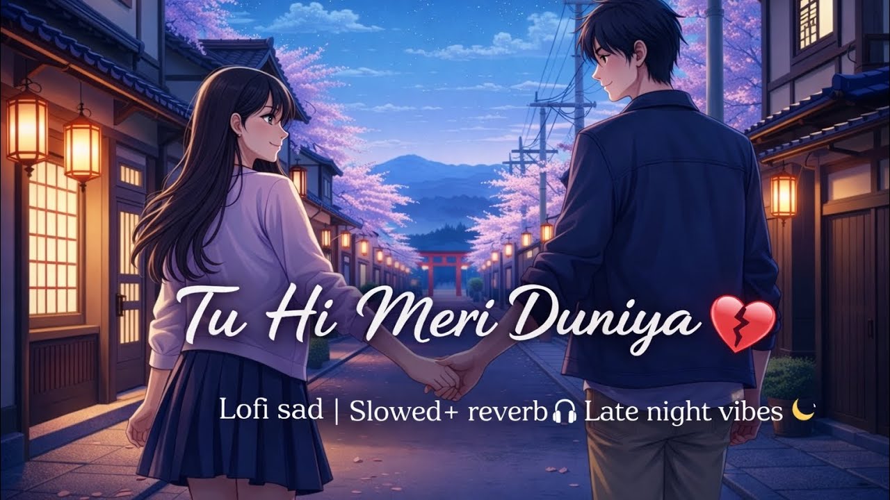 Tu Hi Meri Duniya 💔 | Slowed + Reverb | Sad Lofi Duet | Broken Love Vibes 🌙 