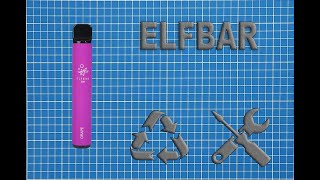 ОДНОРАЗКА ELFBAR 550-РАЗБОРКА,ЗАМЕНА ВАТЫ,ЗАРЯДКА!