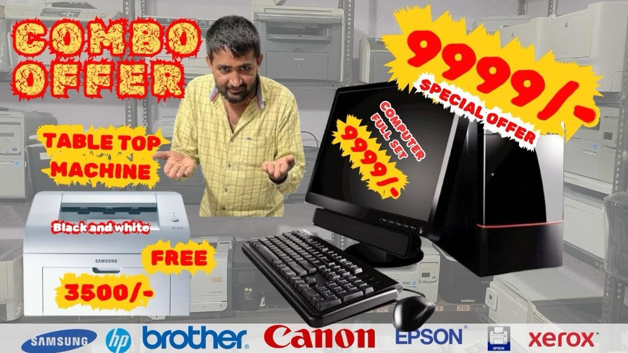 HP Monitor and Lenovo CPU first time computer set with special offer ...