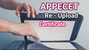 appecet | reuploade documents | full details | @srinupetcreations