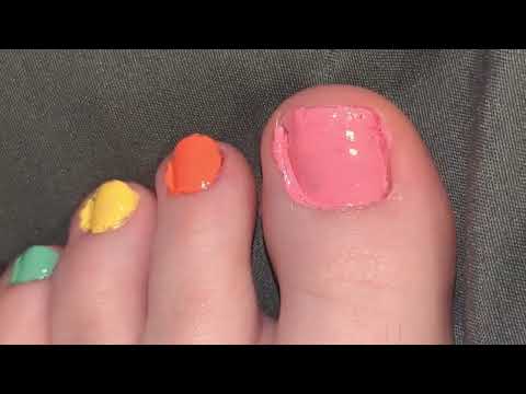 Rainbow Toes! Messy Edition