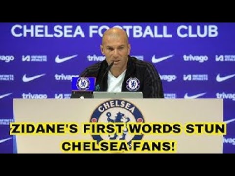 ZINEDINE ZIDANE SHOCKING PROMISES AT FIRST CHELSEA PRESS CONFERENCE🔥