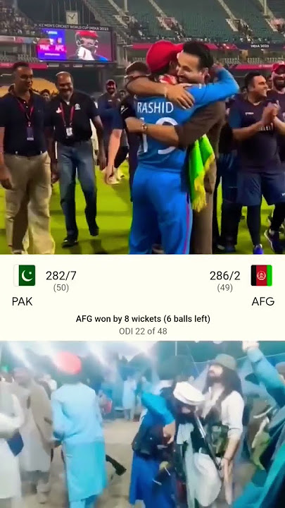 Afghanistan 🇦🇫 Fans after Beating Pakistan #cwc2023