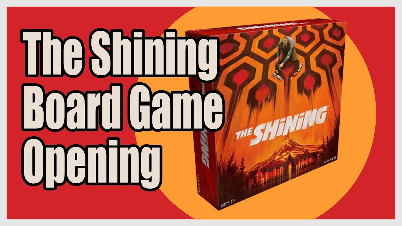 The Shining Board Game Opening/Unboxing Video Horror Game YouTube