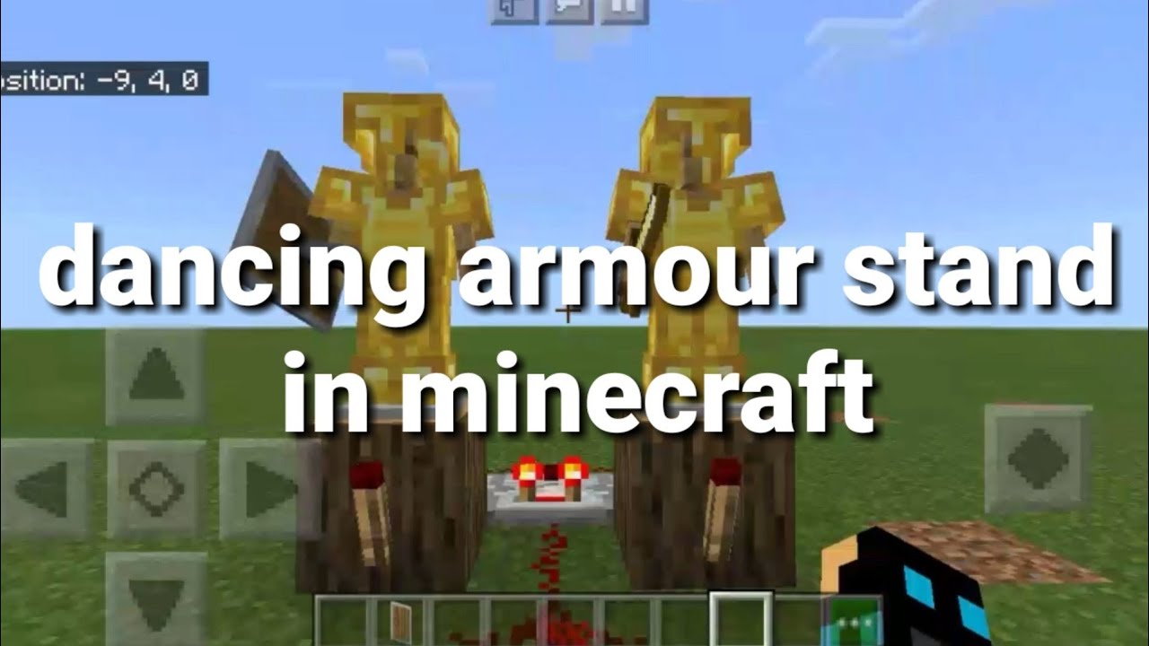 minecraft how to make dancing armour stand YouTube