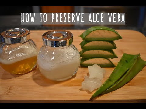 Video: How To Store Aloe Juice