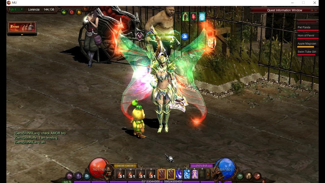 Build PVM Elf Agilidade MU ONLINE YouTube