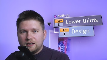Lower thirds in Vizrt #1 — Design