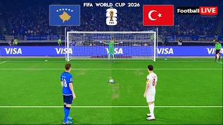 Kosovo Vs Turkey - Penalty Shootout - Qualifiers Fifa World Cup 2026 Simulation Pes