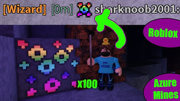 I Unlocked the Rainbonite Emblem in Azure Mines! (Roblox)